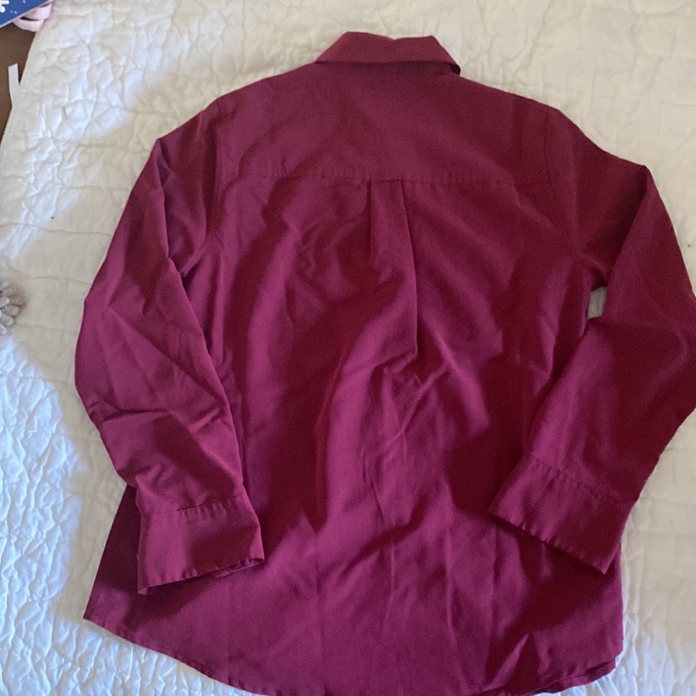 Euc Chicos Button Front Patch Pocket Blouse - image 4